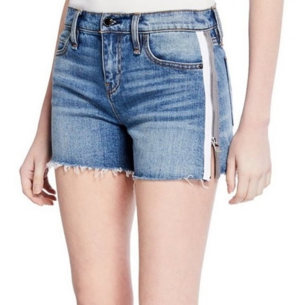 Hudson Gemma Side Zipper Shorts 28 NWT - Picture 3 of 6